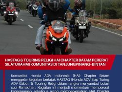HASTAG & Touring Religi HAI Chapter Batam Pererat Silaturahmi Komunitas di Tanjungpinang–Bintan