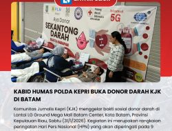 Polda Kepri Apresiasi Donor Darah KJK