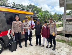 Jelang Lebaran, Satbinmas Polres Natuna Bantu Pulangkan Siswa Sekolah Rakyat ke Rumah