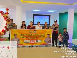 Sapa 1.100 Jemaat GBI Tabgha, Polsek Bengkong Tebar Tips Cegah Jambret dalam “Minggu Kasih”