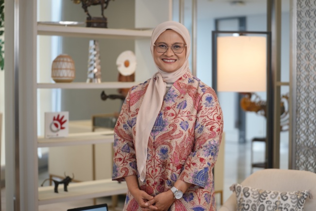 Direktur Utama Telkom Dian Siswarini