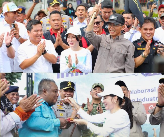 May Day 2026 Batam dihadiri Wali Kota Amsakar Achmad dan Wakil Wali Kota Li Claudia Chandra, diisi aksi lingkungan dan penguatan kolaborasi buruh dengan pemerintah.