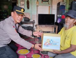 Polsek Jemaja Salurkan Bantuan Sosial kepada Warga, Sambut HUT Bhayangkara ke-80