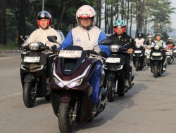 Honda Kepri Gelar Sunmori dan Healthy Walk Bersama Jurnalis serta Content Creator