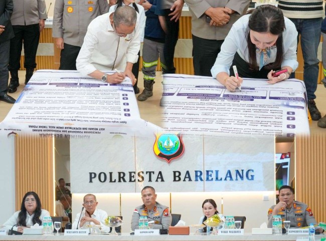 BP Batam, Polda Kepri, dan pelaku usaha besi tua menandatangani pakta integritas untuk mencegah penadahan barang hasil kejahatan. Langkah ini diambil guna menekan aksi vandalisme dan pencurian fasilitas umum di Batam.