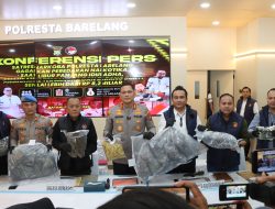 Polresta Barelang Sita 2.672 Vape Etomidate dan 2 Kg Ganja, 12 Pengedar Ditangkap
