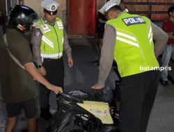 Polresta Barelang Razia Balap Liar, 31 Motor Berknalpot Brong Ditindak