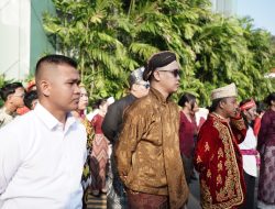 Pakaian Adat dan Paskibraka Semarakkan Upacara HUT ke-81 RI di Wyndham Panbil Batam