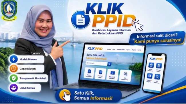 Klik PPID Kepri resmi diluncurkan. Portal ini mengintegrasikan informasi publik OPD dan memudahkan masyarakat mengakses serta melacak layanan informasi secara online.