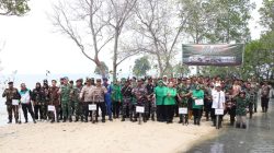 Kodim 0317 Tanam Mangrove di Pantai Indah Pangke, Sempena HUT TNI ke 81
