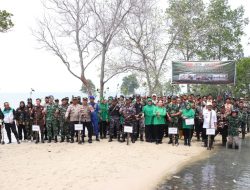 Kodim 0317 Tanam Mangrove di Pantai Indah Pangke, Sempena HUT TNI ke 81