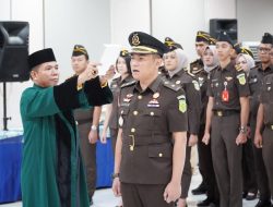 Priyuda Adhytia Resmi Jabat Kasipidum Kejari Batam, Kajari Tekankan Integritas dan Mental Petarung