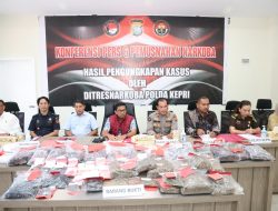 Hasil Buruan Juni–Agustus 2026, Polda Kepri Musnahkan Narkotika Berbagai Jenis