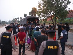Ratusan Orang Diamankan Polda Kepri Saat Razia Narkoba di Kampung Madani Batam