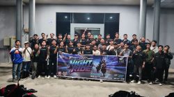 82 Bikers Honda Batam Ikuti Vario Evo Night Ride