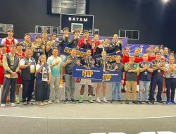 Indonesia Kawinkan Medali Emas SEABA U17 3×3 di Batam, Libas Thailand dan Malaysia