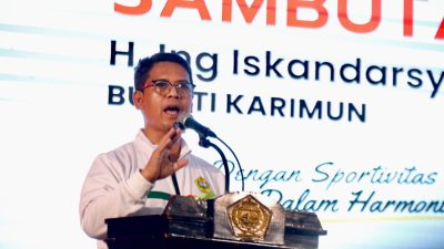 Bupati Lepas 469 Orang Kontingen Kabupaten Karimun Menuju Porprov Kepri 2026 di Tanjungpinang