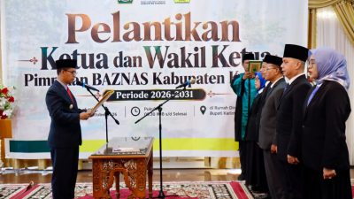 Bupati Lantik Ketua dan Wakil Ketua BAZNAS Kabupaten Karimun Periode 2026-20231