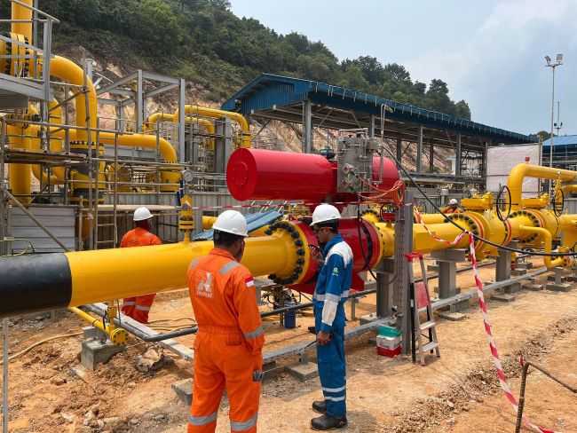 PLN EPI berhasil melaksanakan Gas-In Commissioning pipa bawah laut West Natuna Transportation System (WNTS)–Pemping dengan aman dan lancar pada Minggu (4/10/2026) pukul 00.00 WIB.