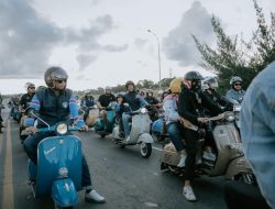 1.500 Vespa Bakal Kepung Engku Putri, Panitia Bidik Rekor MURI
