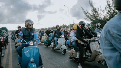 1.500 Vespa Bakal Kepung Engku Putri, Panitia Bidik Rekor MURI