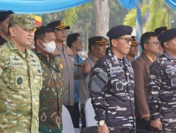 Hadir di Farewell Parade Polda Kepri, Kasrem 033/WP Tegaskan Sinergitas TNI-Polri Tetap Solid