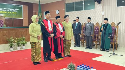 Resmi Jabat Ketua PN Batam, Dr. Arizal Anwar Tekankan Integritas dan Keadilan