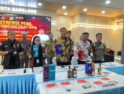 Ribuan Botol Miras Ilegal Disita, Polresta Barelang Tetapkan Satu Tersangka