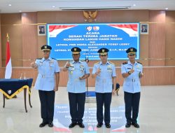 Tongkat Komando Lanud Hang Nadim Resmi Beralih ke Letkol Pnb Wibowo Jumeno Hariyanto