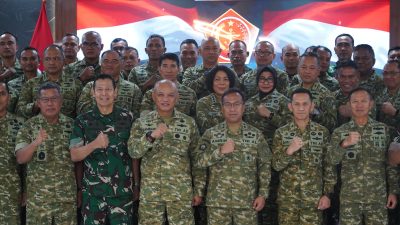 Perkuat Pertahanan Kepulauan, Danrem 033/WP Hadiri Sosialisasi Doktrin Baru TNI “Perisai Trisula Nusantara”