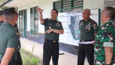 Siapkan Markas Baru di Tembesi, Pangdam XXV/SMR Mayjen TNI Rionardo Didampingi Danrem 033/WP