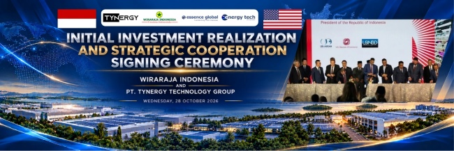 WIRARAJA GESEIP bersama Tynergy Technology Group dan Essence Global memulai realisasi investasi US$500 juta di Kabil, Batam, untuk hilirisasi pasir silika dan pengembangan industri teknologi tinggi.