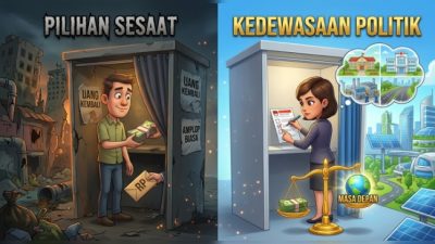 ‎MENGUJI KEDEWASAAN POLITIK KITA DI BILIK SUARA ‎